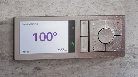 Illustration for article titled You Can Pre-Heat This Shower From Your Smartphone While You're Still in Bed